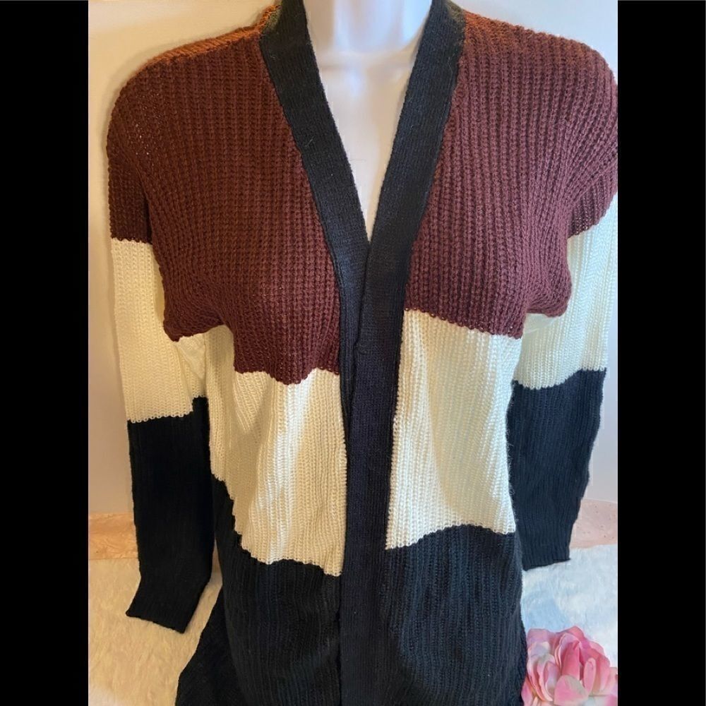 💥Evelyn Taylor knit Open Cardigan Size: Small - Picture 3 of 11